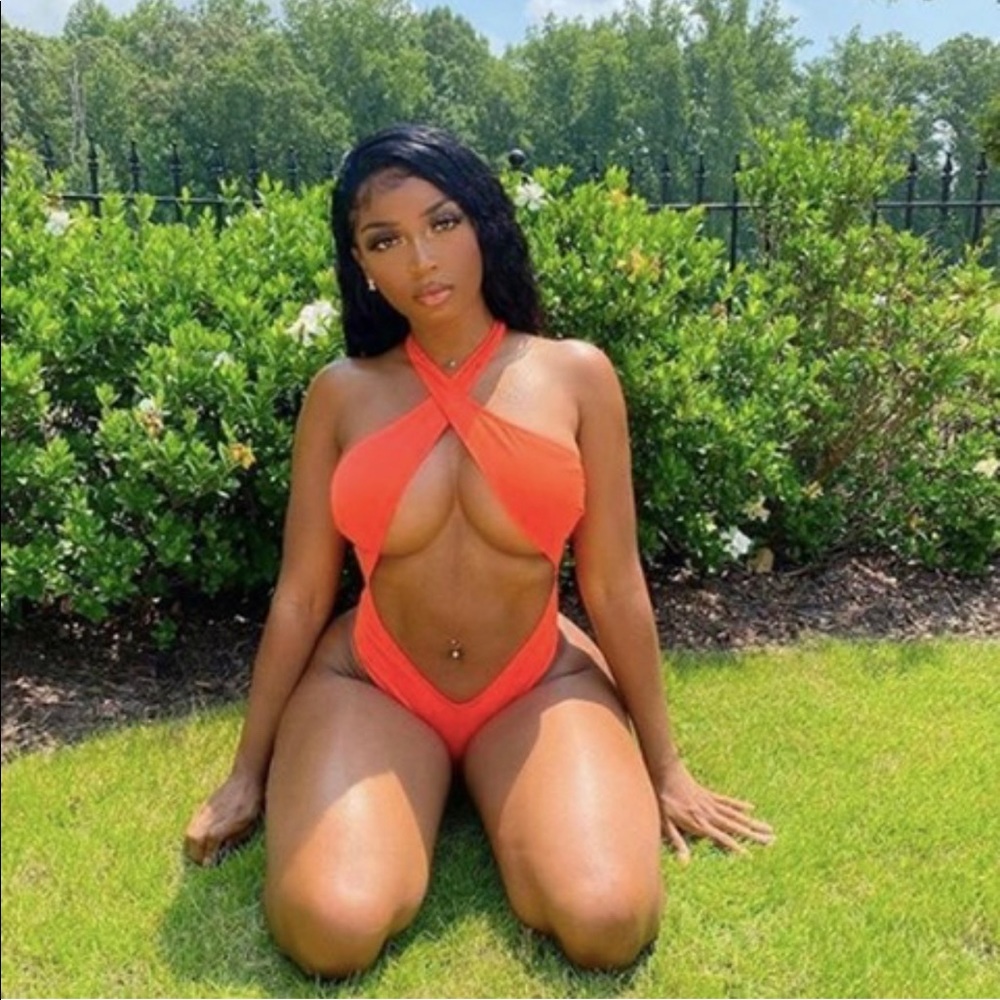 Rhea monokini-orange